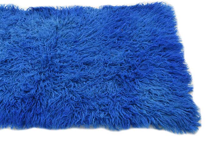 2' 5 x 7' Hand Knotted Moroccan Wool Runner Rug