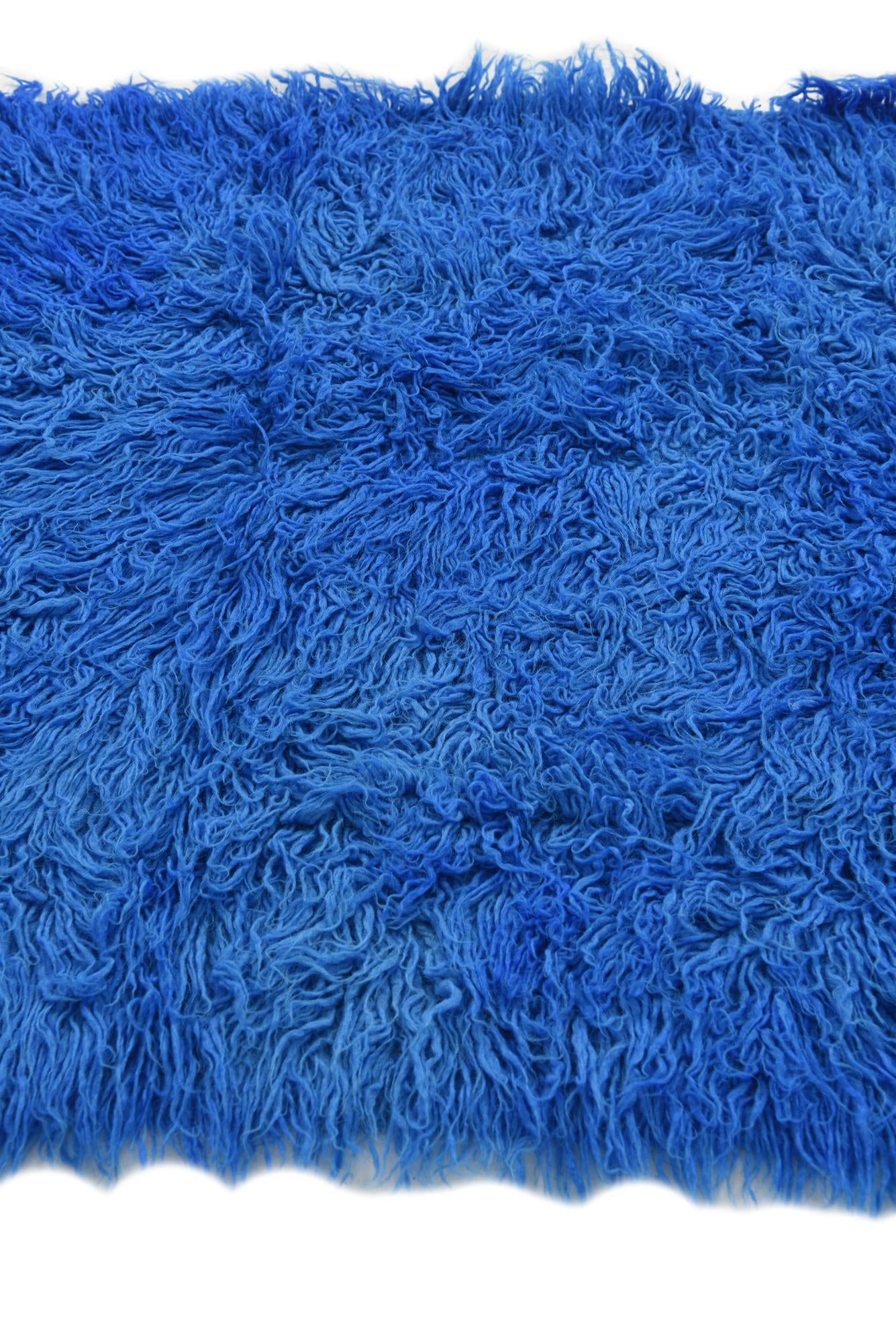 2' 5 x 7' Hand Knotted Moroccan Wool Runner Rug