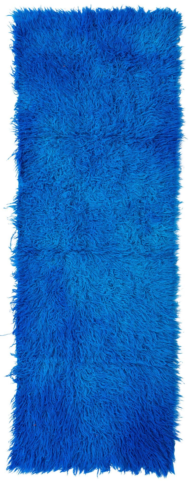 2' 5 x 7' Hand Knotted Moroccan Wool Runner Rug