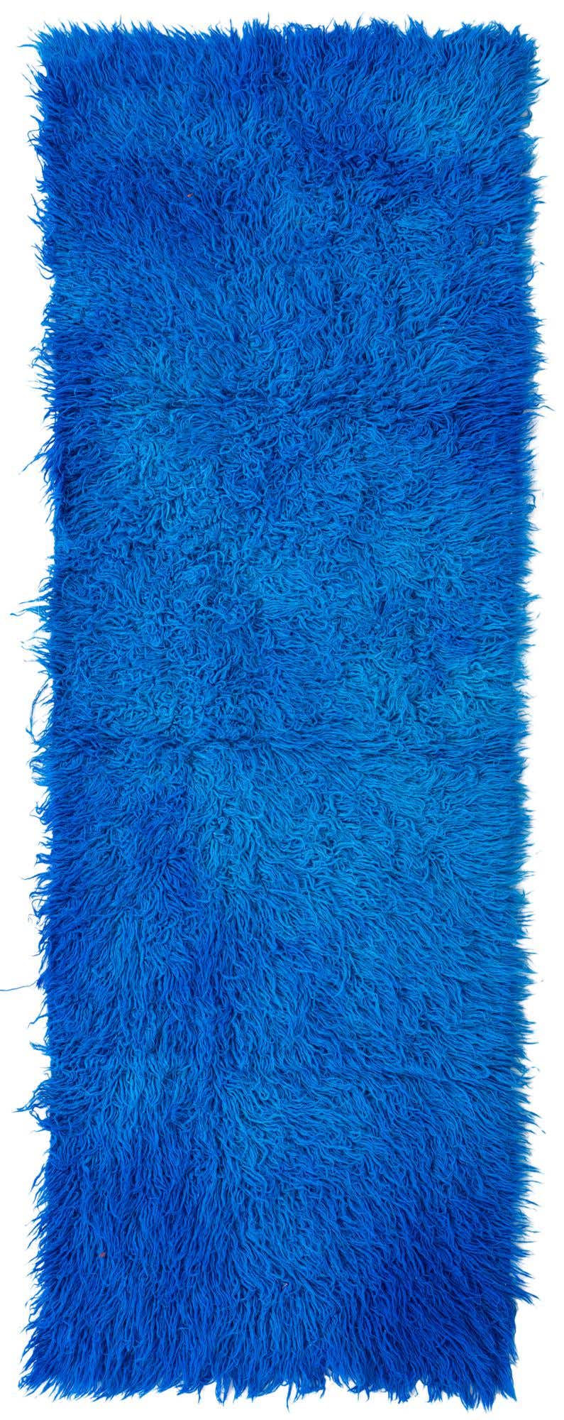 2' 5 x 7' Hand Knotted Moroccan Wool Runner Rug