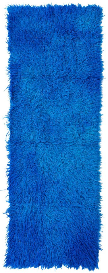 Detail image of 2' 5 x 7' Hand Knotted Moroccan Wool Runner Rug
