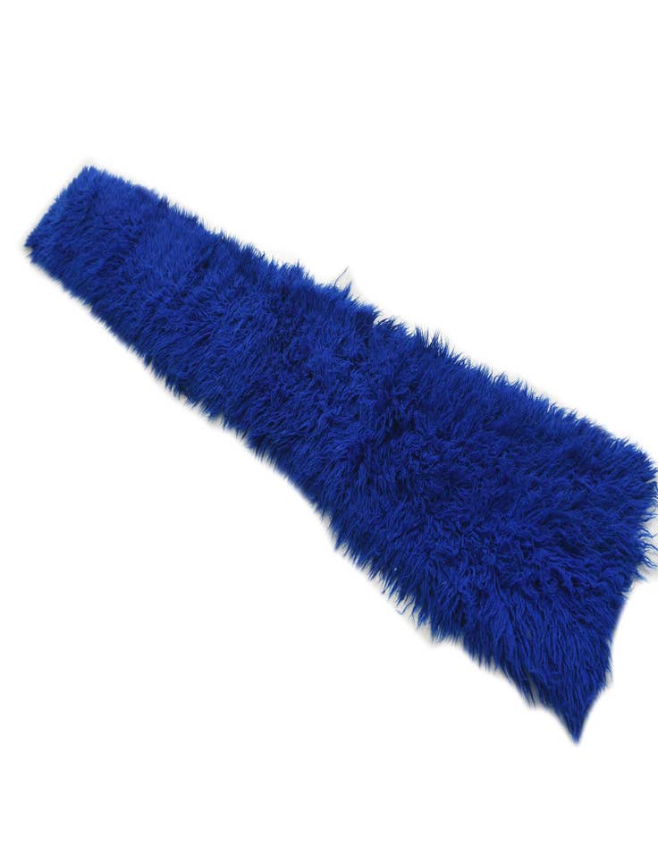 Detail image of 1' 8 x 12' 7  Hand Knotted Moroccan Wool Runner Rug