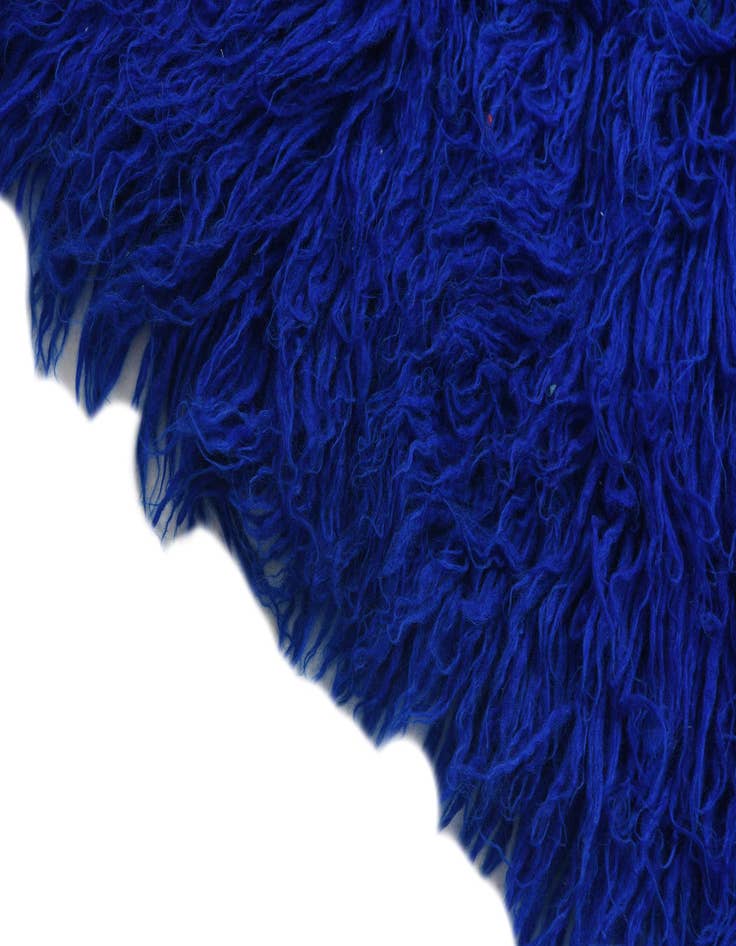 Detail image of 1' 8 x 12' 7  Hand Knotted Moroccan Wool Runner Rug