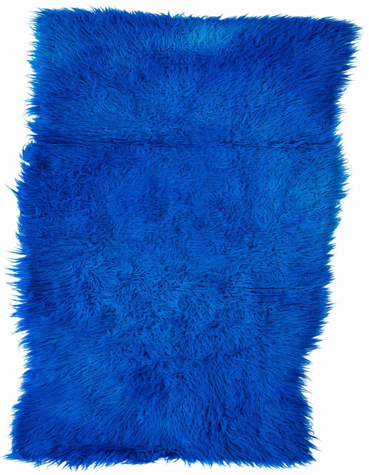 Detail image of 2' 1 x 5' 5 Hand Knotted Moroccan Wool Runner Rug