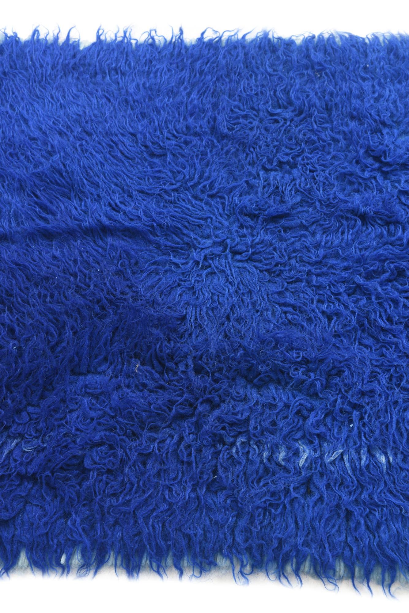 2' 3 x 4' 4 Hand Knotted Moroccan Wool Runner Rug