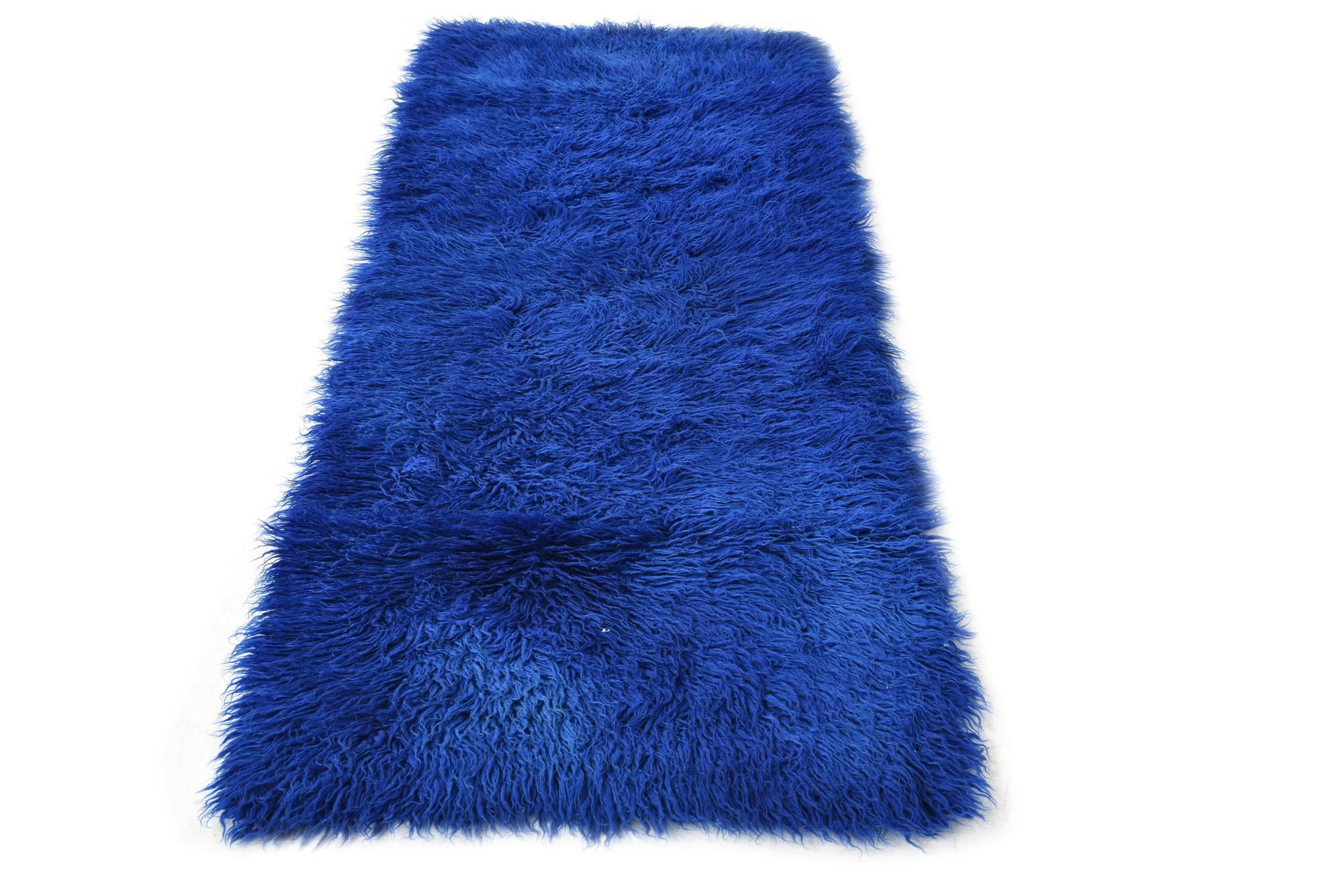 2' 7 x 6' 8 Hand Knotted Moroccan Wool Runner Rug
