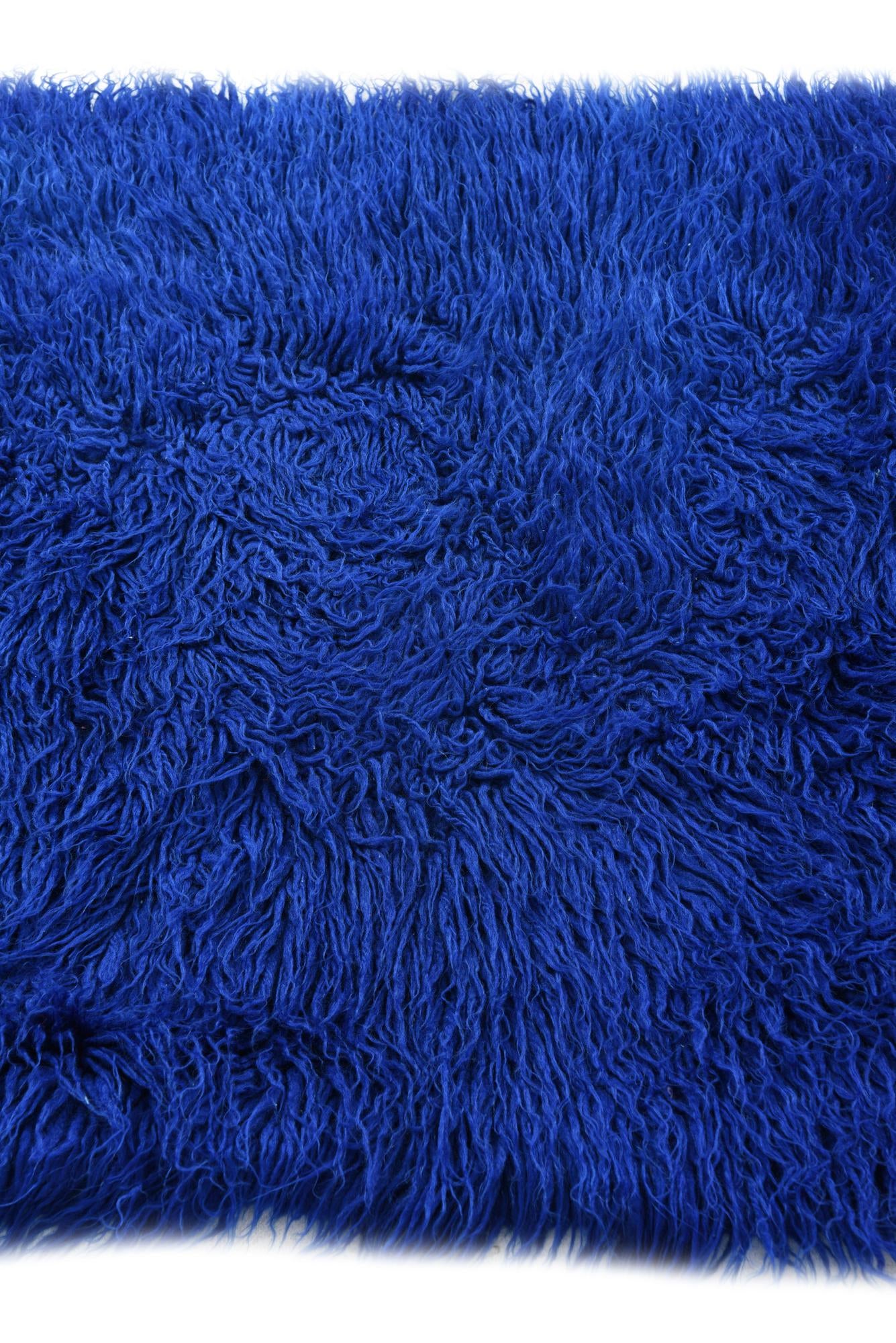 2' 7 x 6' 8 Hand Knotted Moroccan Wool Runner Rug