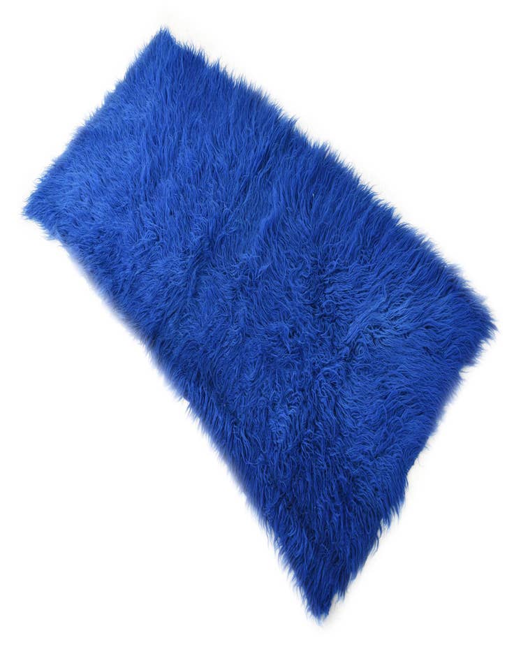 Detail image of 2' x 4' 5  Hand Knotted Moroccan Wool Runner Rug