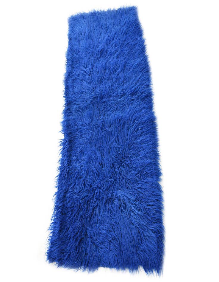 Detail image of 2' x 4' 5  Hand Knotted Moroccan Wool Runner Rug