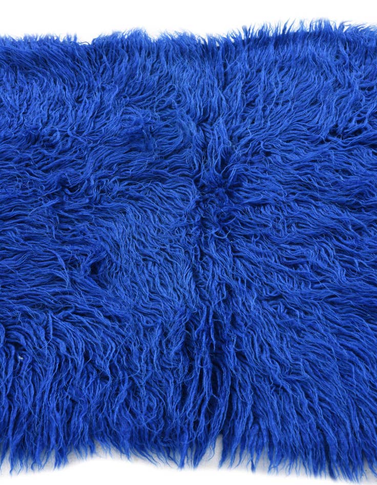 Detail image of 2' x 4' 5  Hand Knotted Moroccan Wool Runner Rug