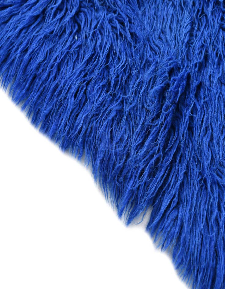 Detail image of 2' x 4' 5  Hand Knotted Moroccan Wool Runner Rug