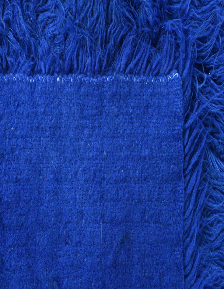 Detail image of 2' x 4' 5  Hand Knotted Moroccan Wool Runner Rug