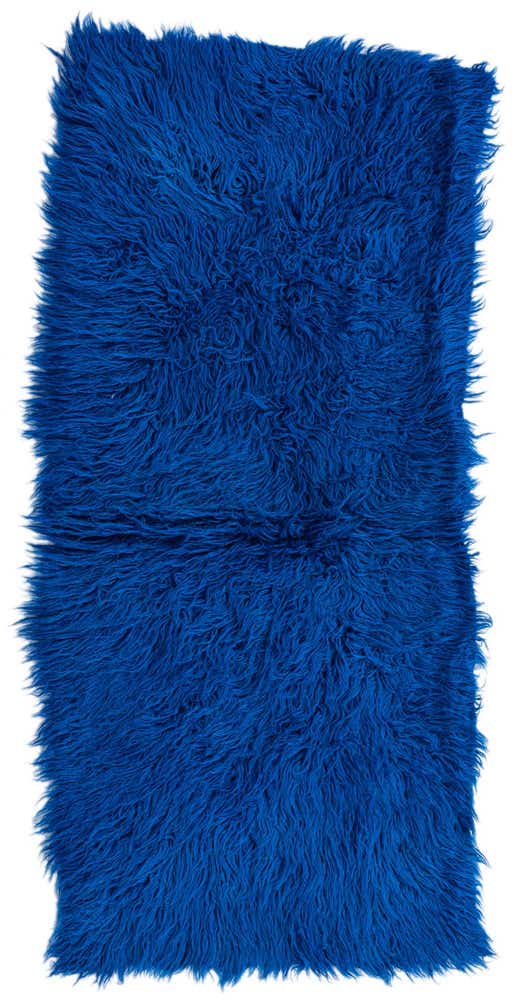 2' x 4' 5 Hand Knotted Moroccan Wool Runner Rug