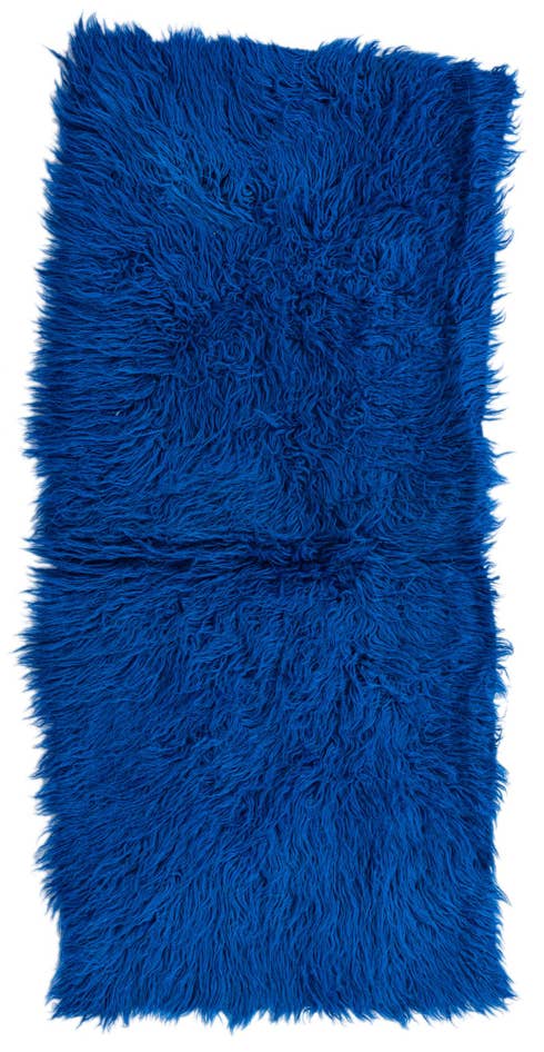Detail image of 2' x 4' 5 Hand Knotted Moroccan Wool Runner Rug