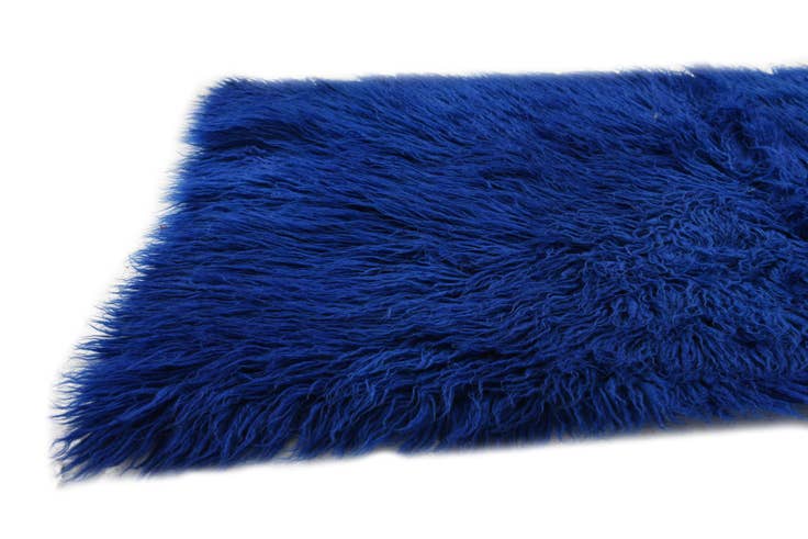 Detail image of 2' 2 x 4' 3 Hand Knotted Moroccan Wool Runner Rug