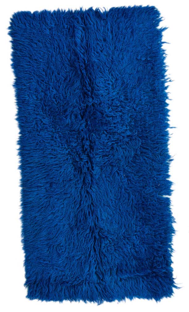 2' 3 x 4' 5 Hand Knotted Moroccan Wool Runner Rug