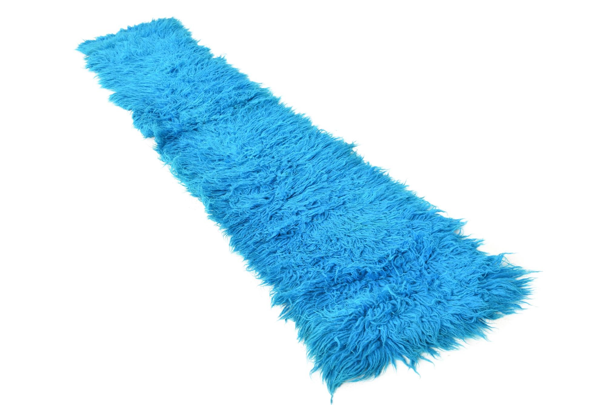 1' 9 x 9' 9 Hand Knotted Moroccan Wool Runner Rug