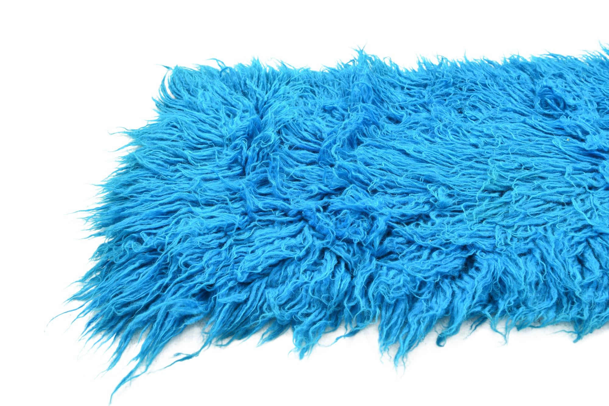 1' 9 x 9' 9 Hand Knotted Moroccan Wool Runner Rug