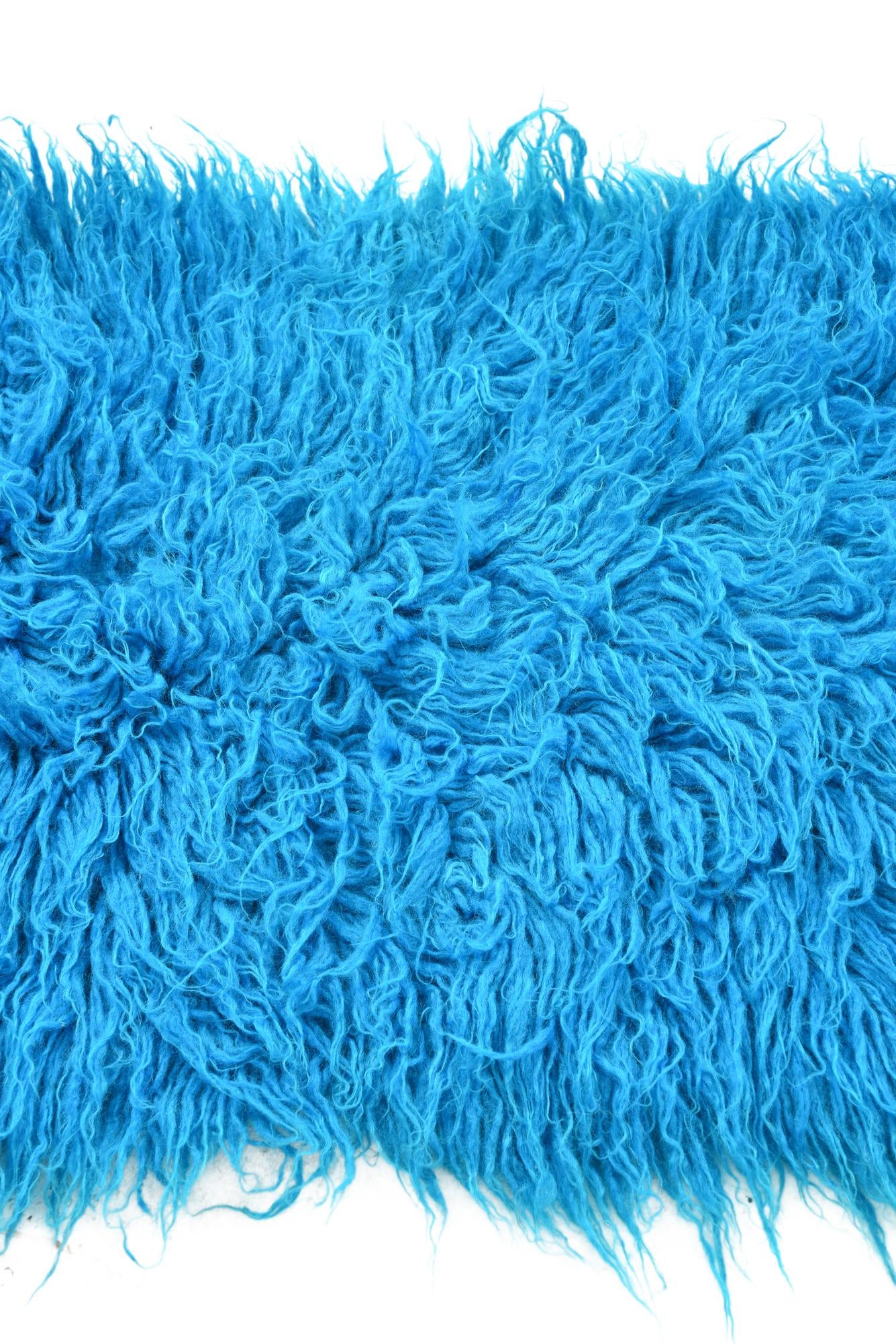 1' 9 x 9' 9 Hand Knotted Moroccan Wool Runner Rug