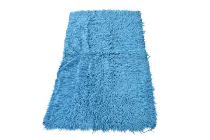 2' 2 x 4' 4 Hand Knotted Moroccan Wool Runner Rug