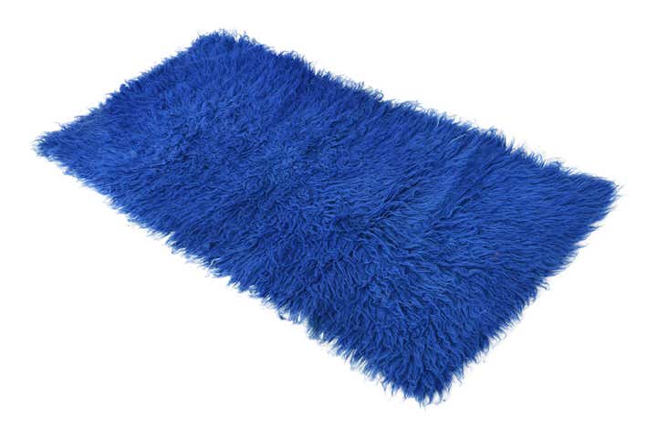 2' x 4' 2 Hand Knotted Moroccan Wool Runner Rug