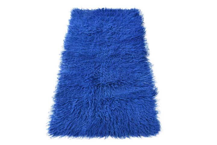 2' x 4' 2 Hand Knotted Moroccan Wool Runner Rug