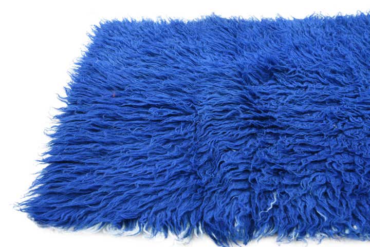 2' x 4' 2 Hand Knotted Moroccan Wool Runner Rug