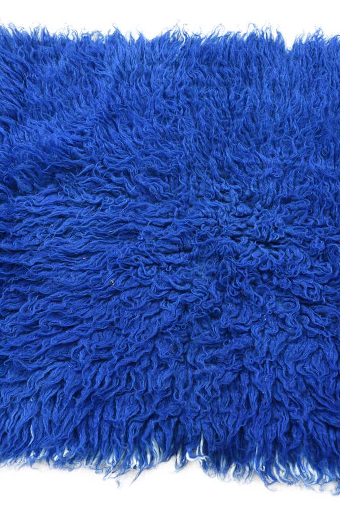 2' x 4' 2 Hand Knotted Moroccan Wool Runner Rug