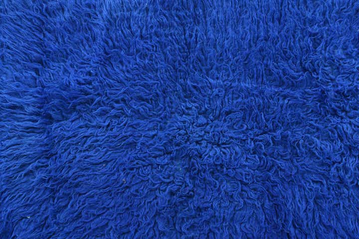 2' x 4' 2 Hand Knotted Moroccan Wool Runner Rug