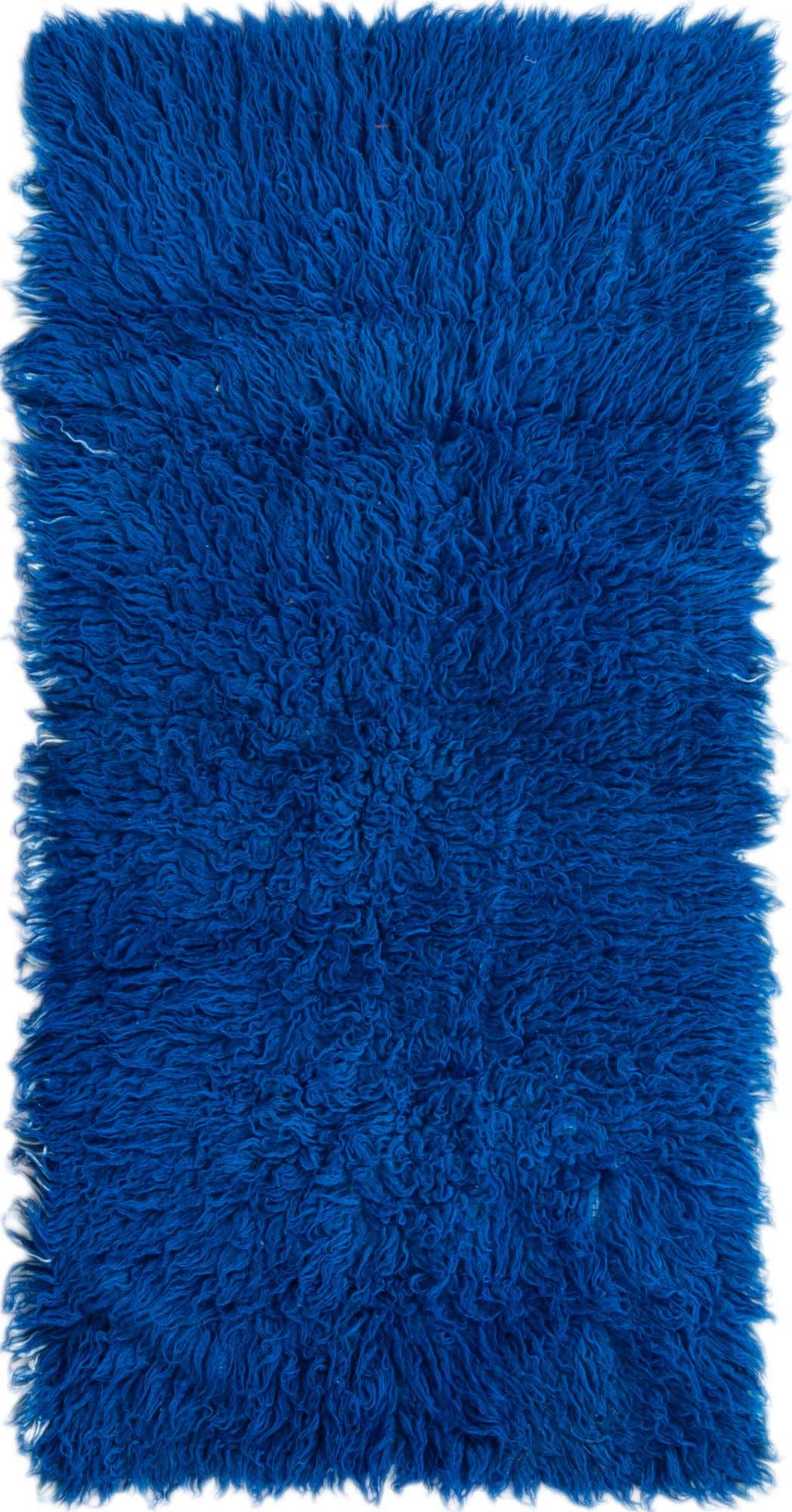 2' x 4' 2 Hand Knotted Moroccan Wool Runner Rug