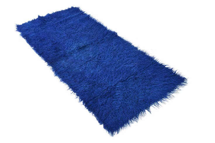 Detail image of 2' 3 x 6' 6 Hand Knotted Moroccan Wool Runner Rug