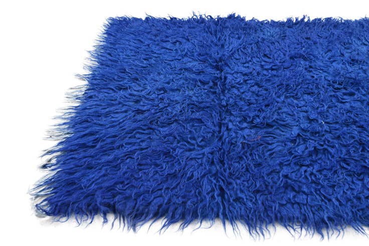Detail image of 2' 3 x 6' 6 Hand Knotted Moroccan Wool Runner Rug