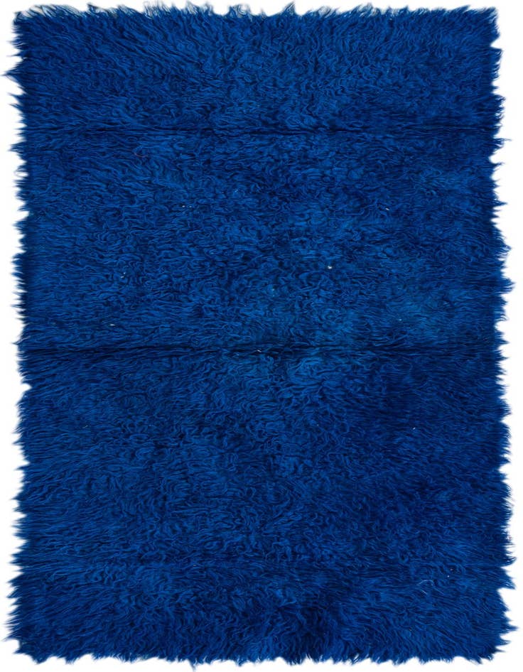 Detail image of 2' 3 x 6' 6 Hand Knotted Moroccan Wool Runner Rug