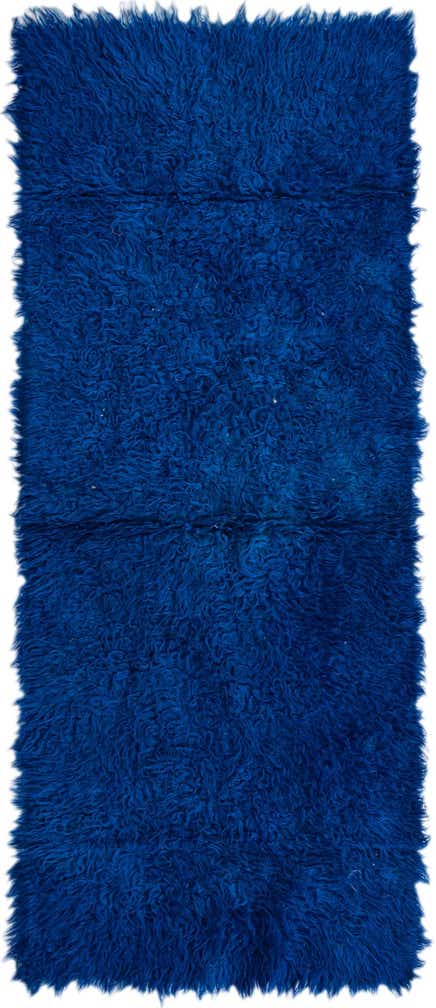 2' 3 x 6' 6 Hand Knotted Moroccan Wool Runner Rug