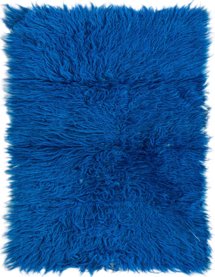 Detail image of 2' x 4' Hand Knotted Moroccan Wool Runner Rug