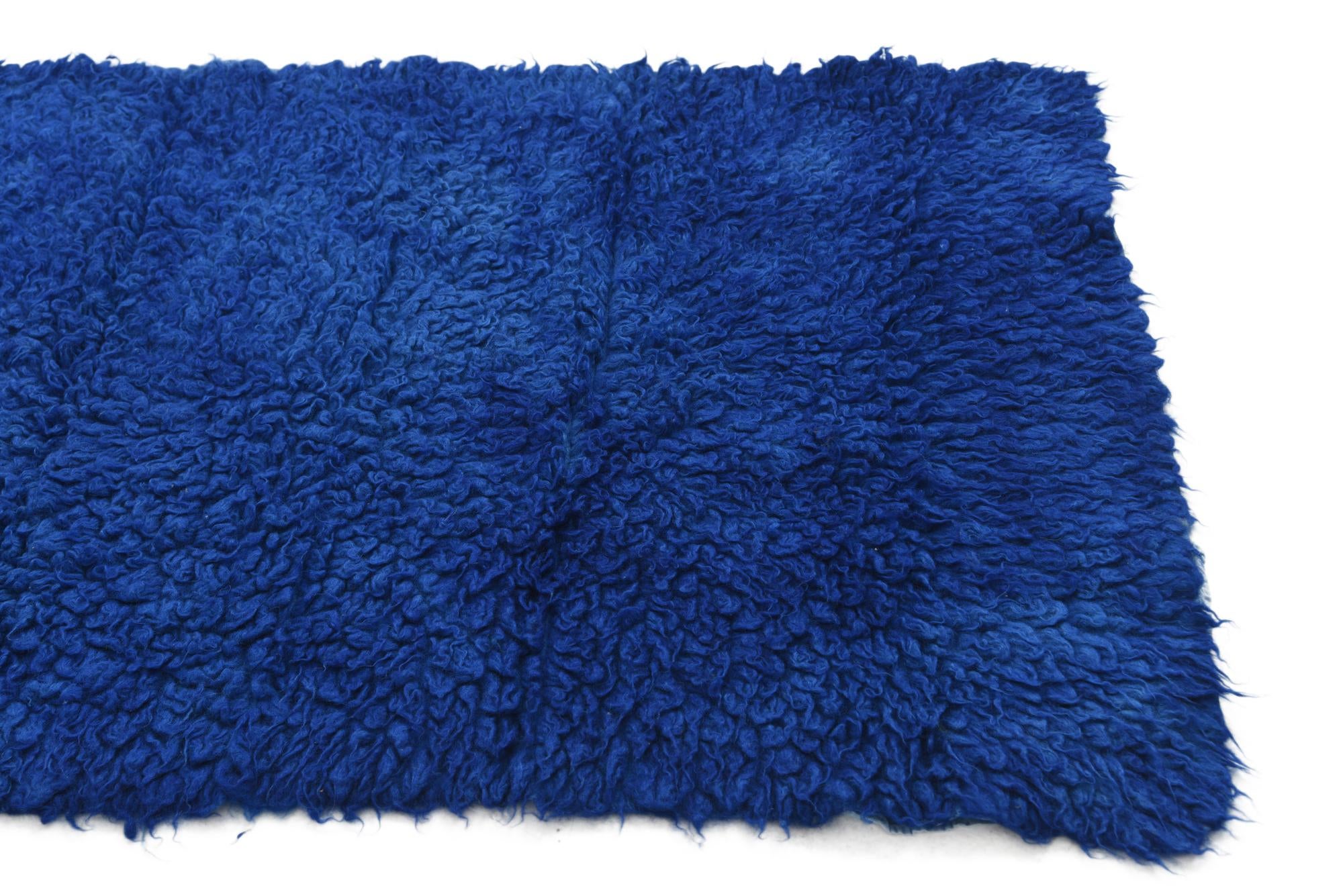 3' 2 x 6' 1 Hand Knotted Moroccan Wool Runner Rug