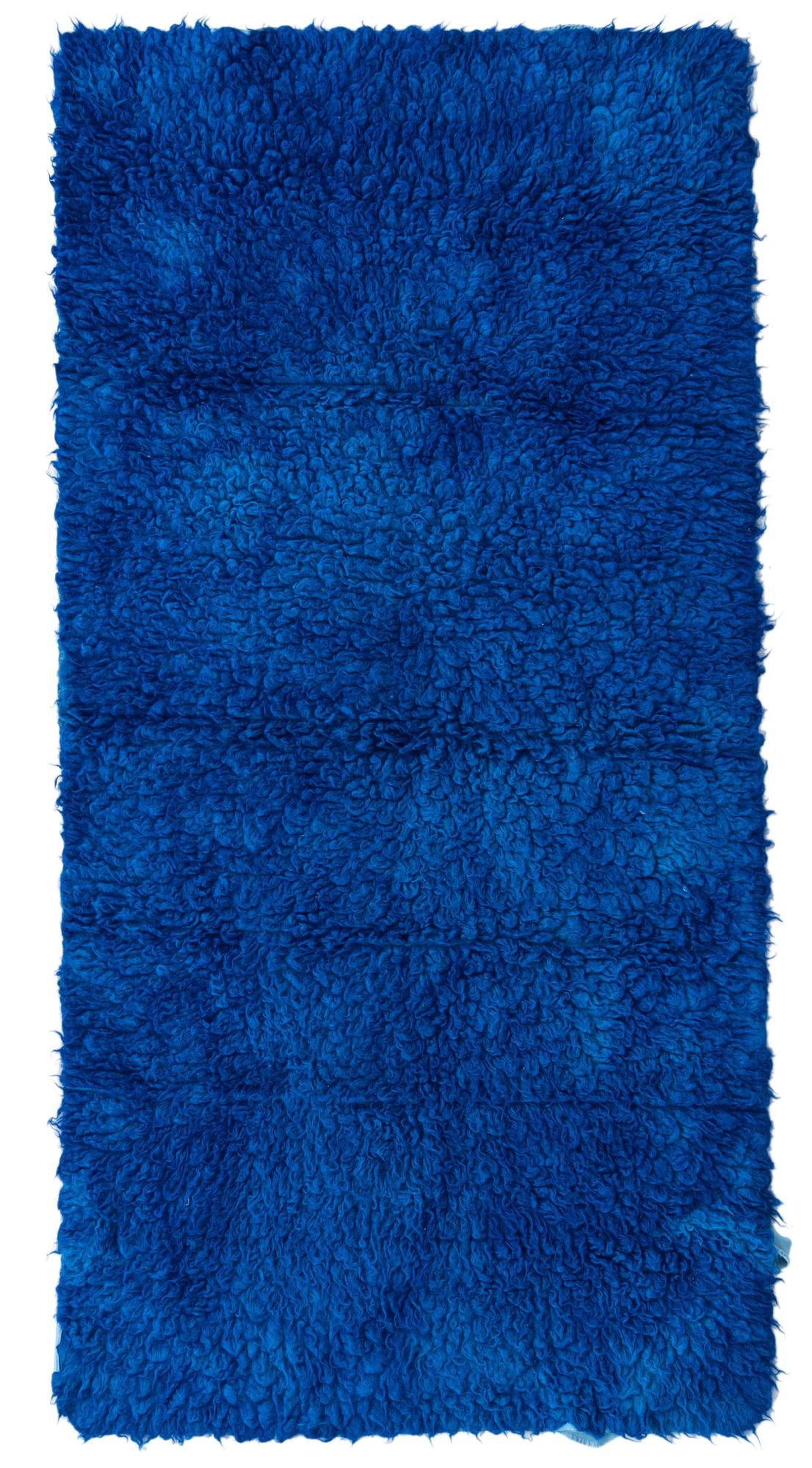 3' 2 x 6' 1 Hand Knotted Moroccan Wool Runner Rug