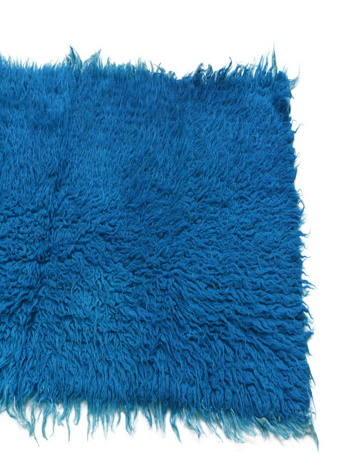 Detail image of 2' 1 x 4'  Hand Knotted Moroccan Wool Runner Rug