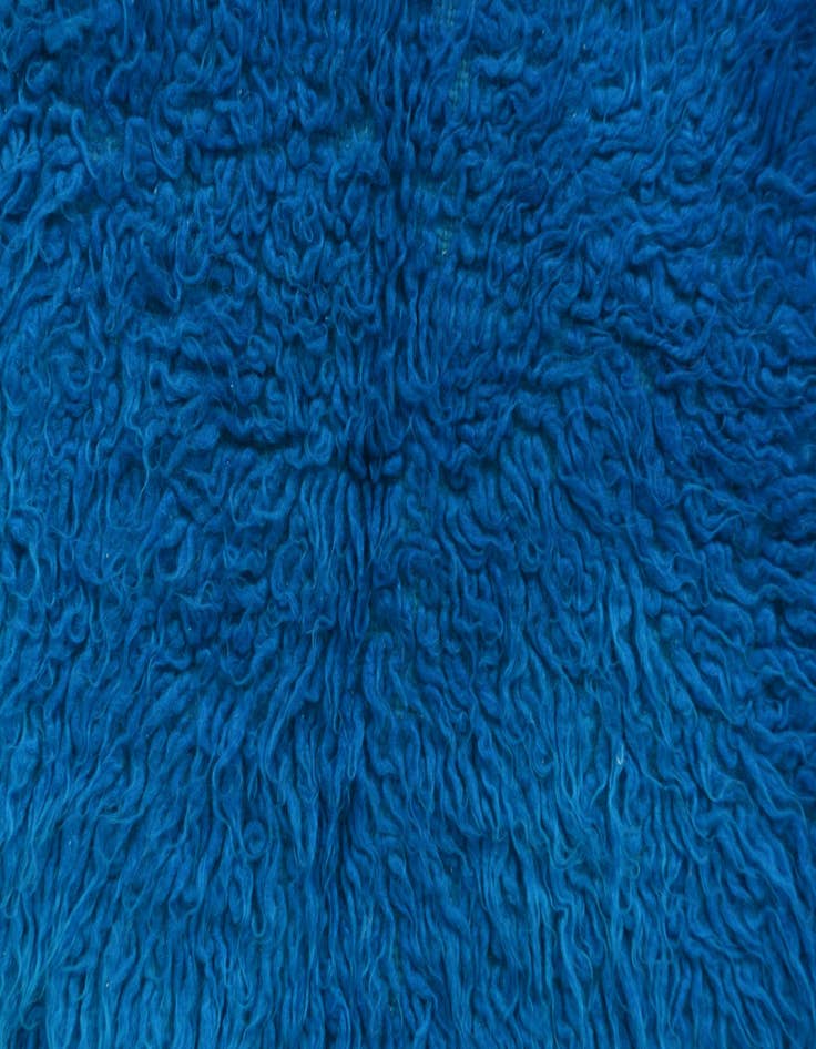 Detail image of 2' 1 x 4'  Hand Knotted Moroccan Wool Runner Rug