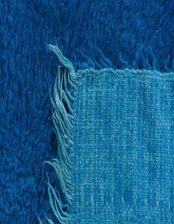 Detail image of 2' 1 x 4'  Hand Knotted Moroccan Wool Runner Rug