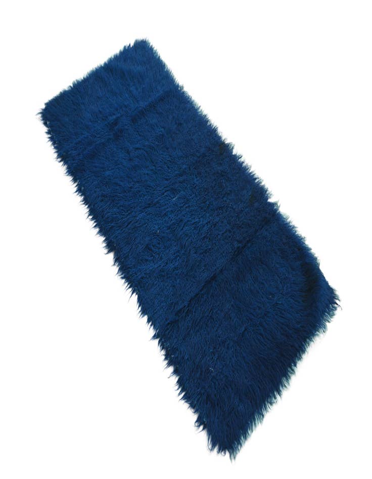 Detail image of 2' 3 x 4' 8  Hand Knotted Moroccan Wool Runner Rug