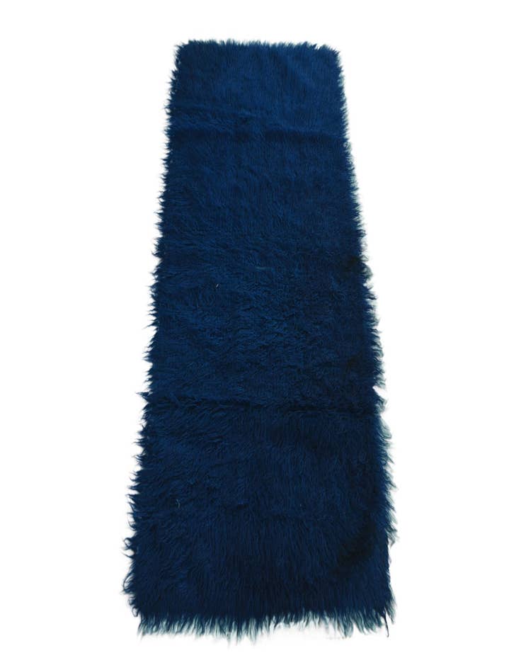 Detail image of 2' 3 x 4' 8  Hand Knotted Moroccan Wool Runner Rug