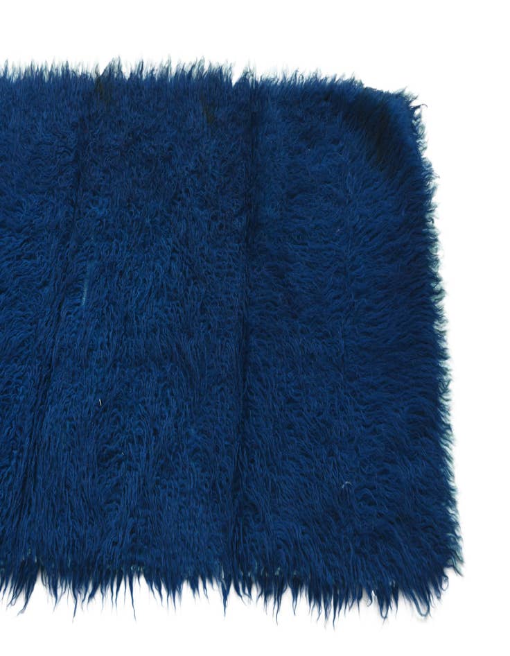 Detail image of 2' 3 x 4' 8  Hand Knotted Moroccan Wool Runner Rug