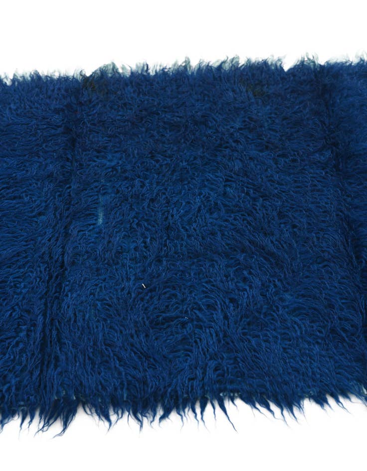 Detail image of 2' 3 x 4' 8  Hand Knotted Moroccan Wool Runner Rug