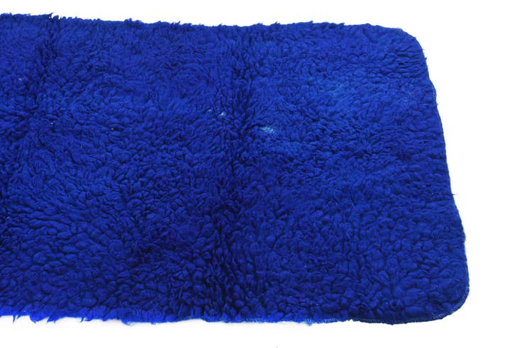 Detail image of 2' 10 x 5' 10 Hand Knotted Moroccan Wool Runner Rug