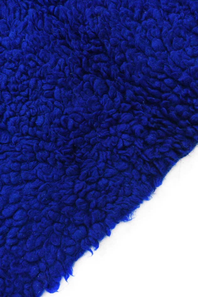 Detail image of 2' 10 x 5' 10 Hand Knotted Moroccan Wool Runner Rug