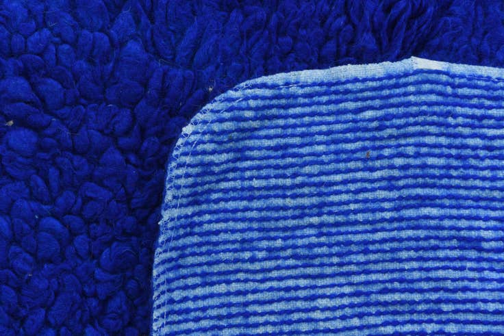 Detail image of 2' 10 x 5' 10 Hand Knotted Moroccan Wool Runner Rug