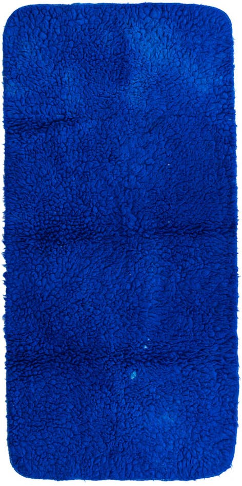 Detail image of 2' 10 x 5' 10 Hand Knotted Moroccan Wool Runner Rug