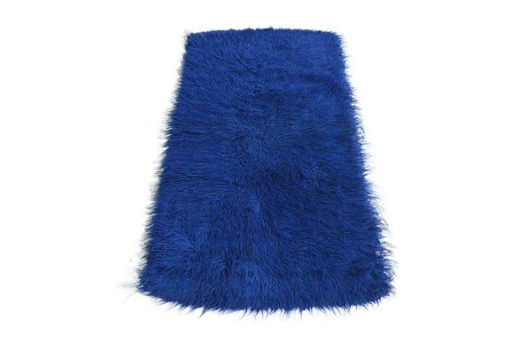 Detail image of 2' 4 x 4' 7 Hand Knotted Moroccan Wool Runner Rug