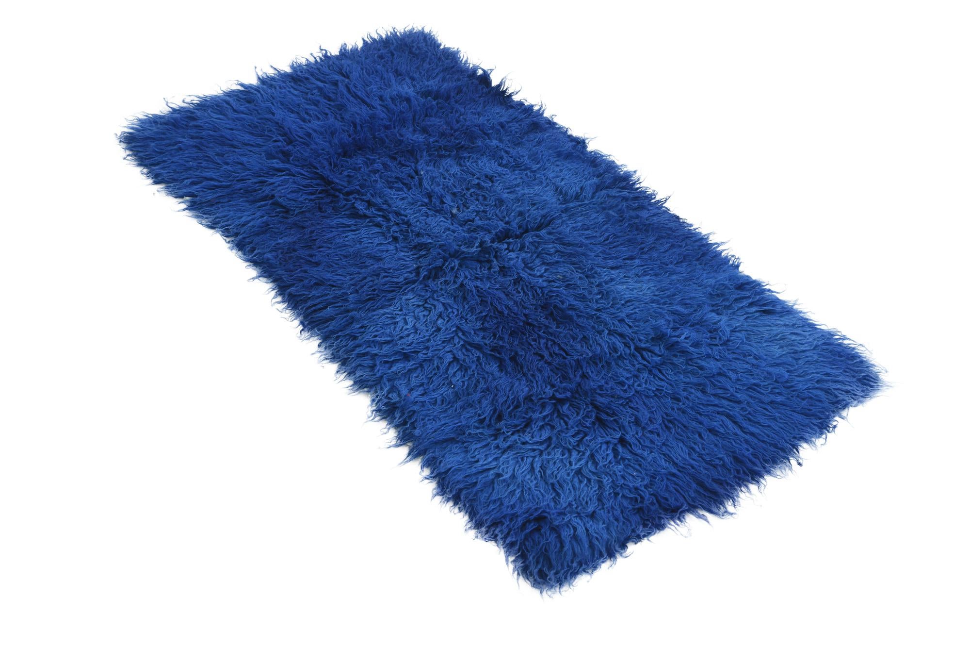 2' 4 x 4' 7 Hand Knotted Moroccan Wool Runner Rug